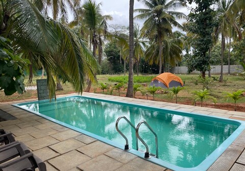 Camping under the stars