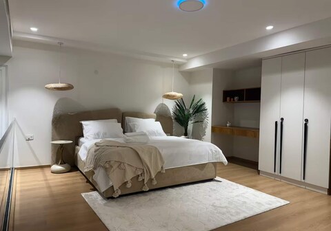 Luxury Duplex Jacuzzi Skyline Projector