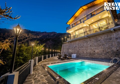 StayVista at Sunset Springs w/ Heated Swimming Pool