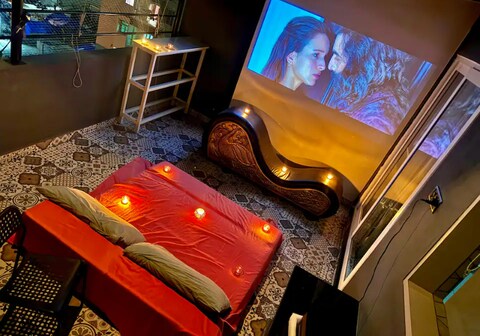 Unique Penthouse with a Big Balcony and Projector