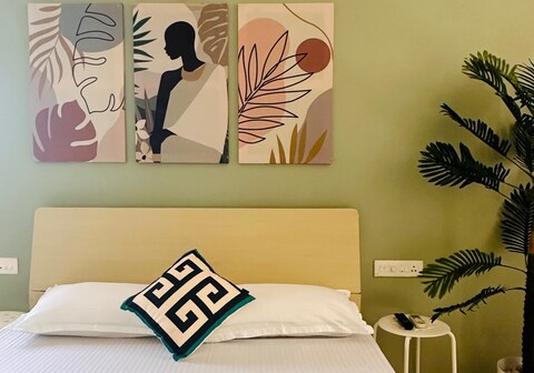 Sage Private Studio Room in Koregaon Park WiFi AC Smart Tv