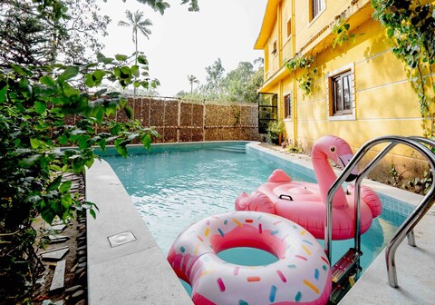 Amarelo Goa Private Pool Hillview Boho Valley Villa