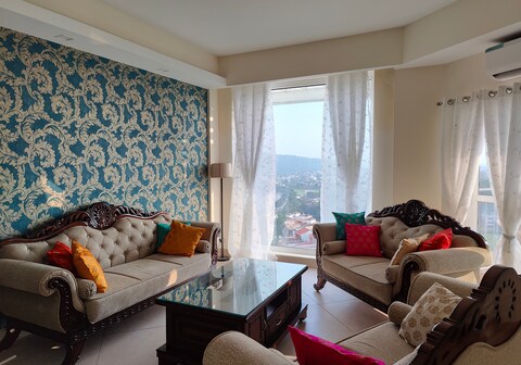 Luxe 4BHK Penthouse | Private Terrace & Ganga View | Near Ram Jhula