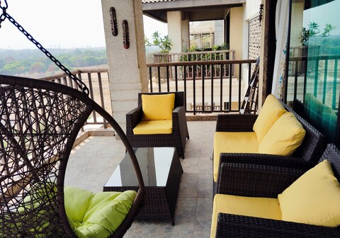 InstaStaysAlibaug 2 BHK AC Flat at Mapgaon