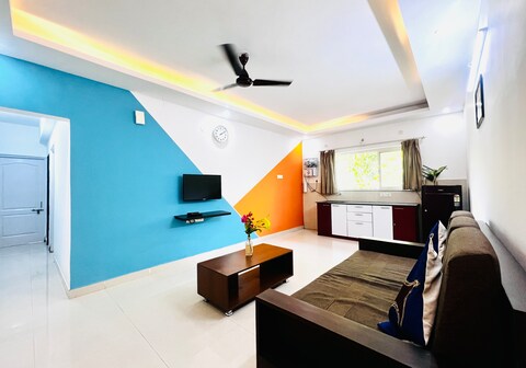 Elegant 4bhk stay with pool near the major beaches 2BHKX2