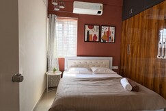 Private Terrace Garden Getaway: Stylish 1BHK Apt, Hyderabad Private Terrace Garden Getaway: Stylish 1BHK Apt, Hyderabad
