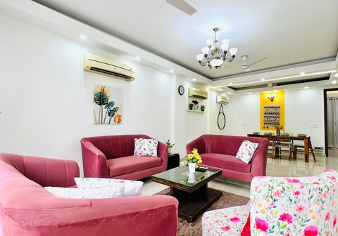 BluO 3BHK Safdarjung Enclave, Terrace Garden, Lift