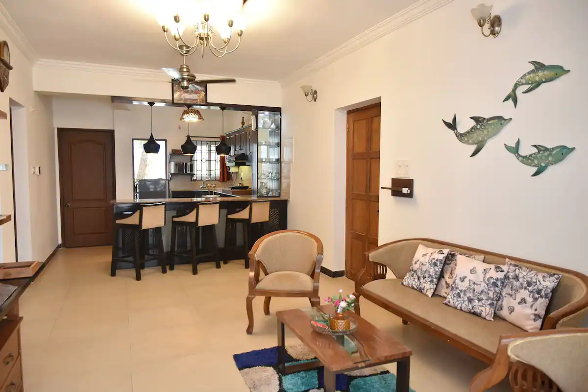 Casa Santorini - 2bhk Pool- apt view, Siolim