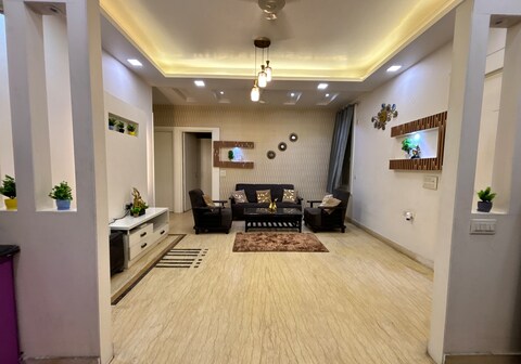 Bright & Airy 3BHK Flat with Balcony