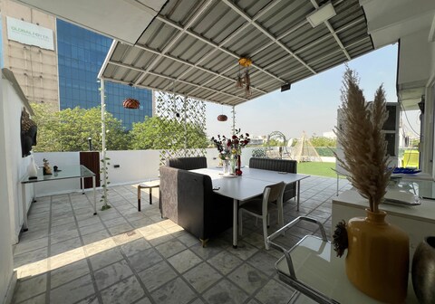 Midnight on the terrace