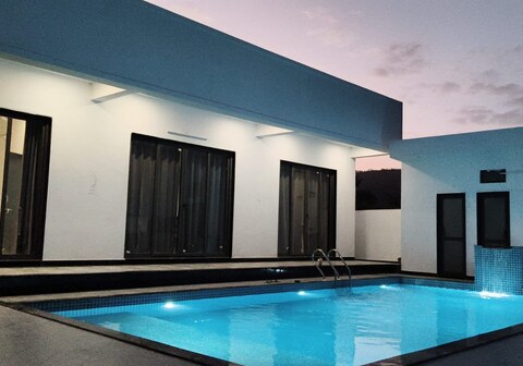 2 BHK Mountain view Villa with a Pool