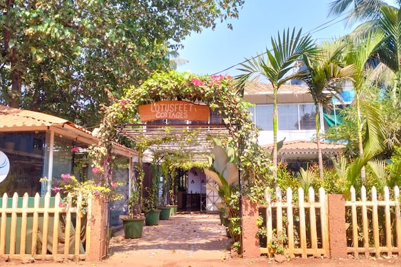 Lotus Feet Cottages, 100 meters odd from Morjim Beach