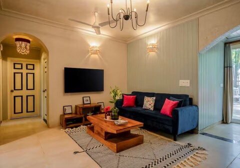 Charming 2BHK with Lush Garden, Siolim, North Goa