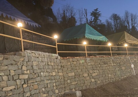 The Wooden Duplex Hut & Tent Retreat