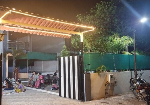 Green hevean farm house