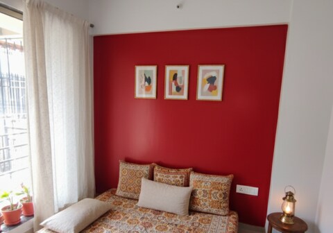 2200Sqft Personal terrace Flat with BBQ Projector