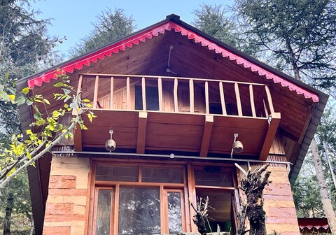 Alpine heaven forest view cottage