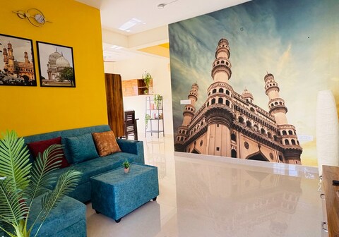 Yana: 3Bhk Apartment: WiFi AC Smart Tv Kitchen