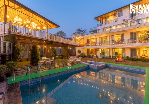 StayVista at Aykon Estate w/ Outdoor Pool