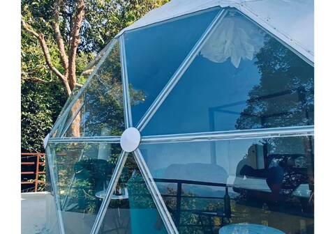 Luxury Tree Glamping Dome Woodpecker coffee estate