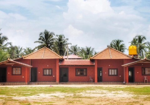 The ocean beach resort