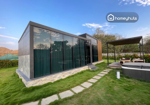 Longwood 2 | Private Jacuzzi cabin Escape in Hyderabad by Homeyhuts