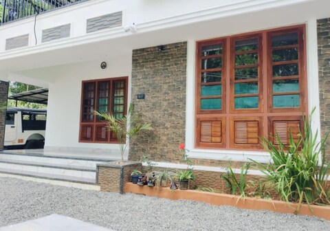 Half moon pool villa