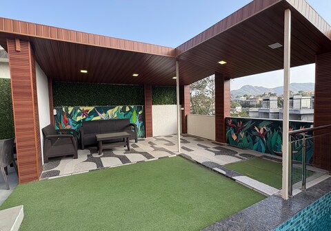 3BHK Aurelia Luxury Villa with Pvt Pool, Turf, Pool Table, Table Tennis & Foosball