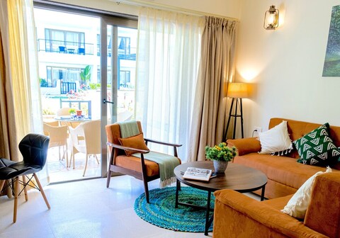 Sophisticated 1bhk at Baga w/wifi-pool-parking