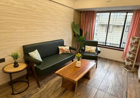 Sora House: Furnished 2Bhk near Atal Setu