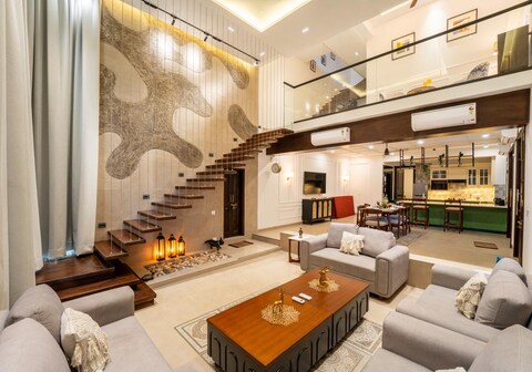 Luxe Riviera 4BHK Private Pool Villa by Incred Stays - With Pool Table