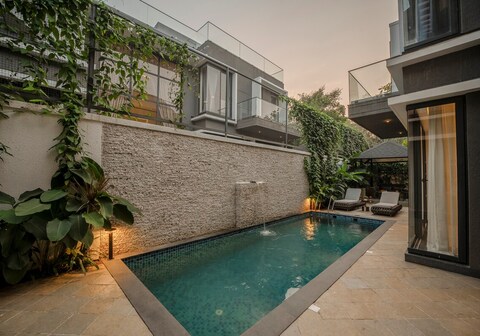 Staymaster Novara | 3BHK Private Pool | Vagator