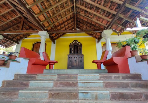 Villa stairway to Heaven | A Pertian style 4bhk villa with pool North Goa
