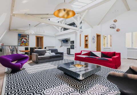 Designer Loft - 2BD/6P- Arc de Triomphe