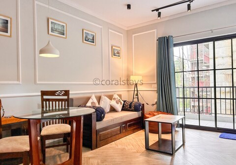 Azul by Coral Stays 1bhk 1km to Calangute beach