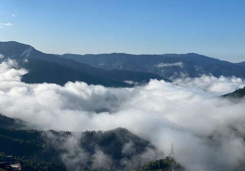 Moonrise View at Parimahal Homestay