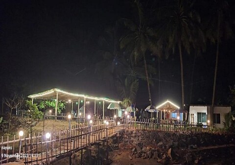 Coconut tree cafe main beach Gokarna