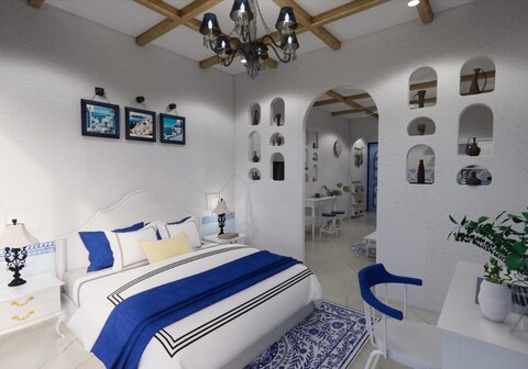 Santorini Blue Aegean Luxury Hideout in Pune