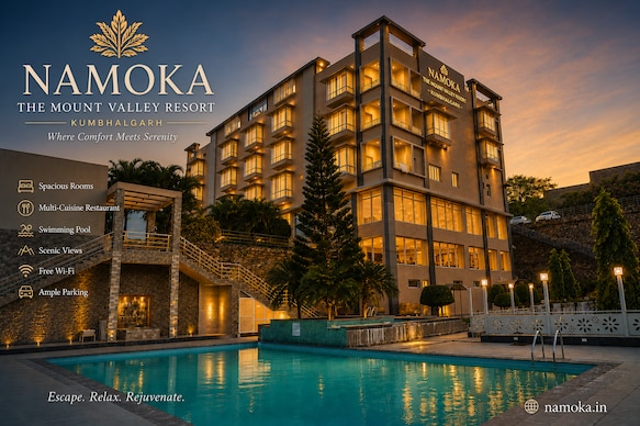 Namoka The Mount Valley Resort | Best Infinity Valley View in Kumbhalgarh