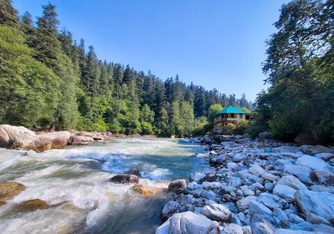 Parvati River Cottage- 1 km trek from Main Road