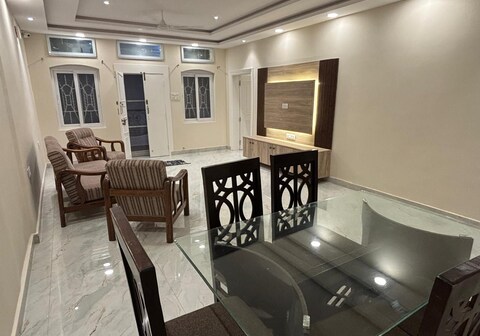 Visitors Lounge by MMG 3BHK Apartment First Floor