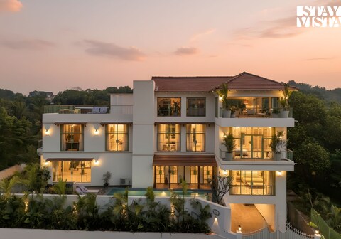 StayVista at Moonstone Villa w/ Pool, Rftp Jacuzzi