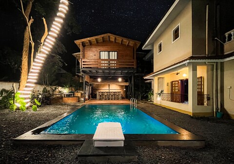 Saligao Spring Villa | 4BHK Villa with Pool