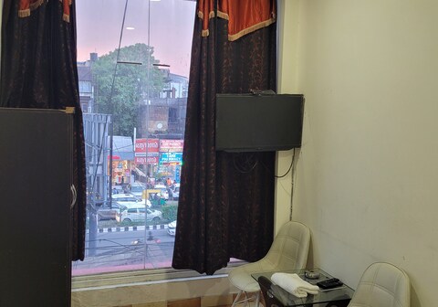 Grand plaza inn@ Green park metro Gate no 1.