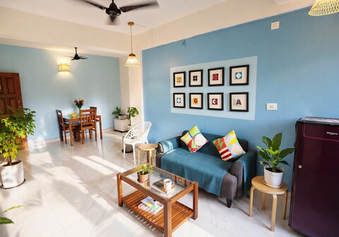 CalanguteBaga2BHK/Pool/Beach/Parking/Kitchen/N0-9