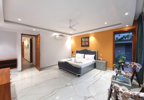 Coastal Living | 5BHK Rooftop Private Pool Villa | Baga | Goa