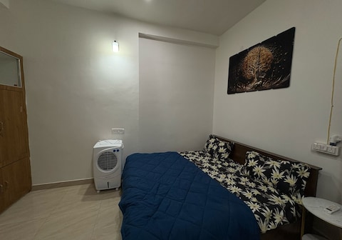 Suhana | Entire 2BHK Apartment With Huge Balcony