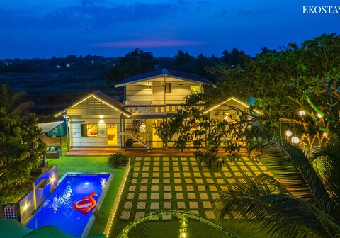 EKOSTAY - Entire 4 BHK Lakefront Villa