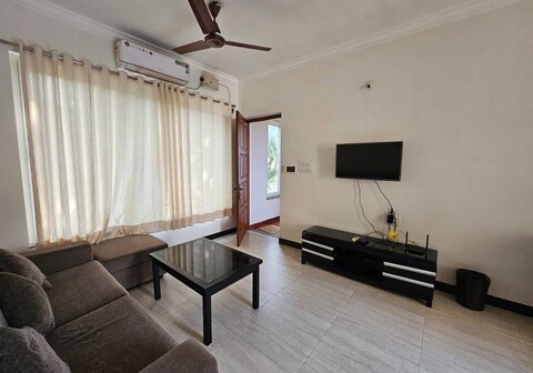 1bhk in Siolim with pool and Gym