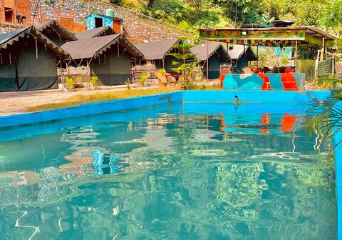 Camp weekend getaway